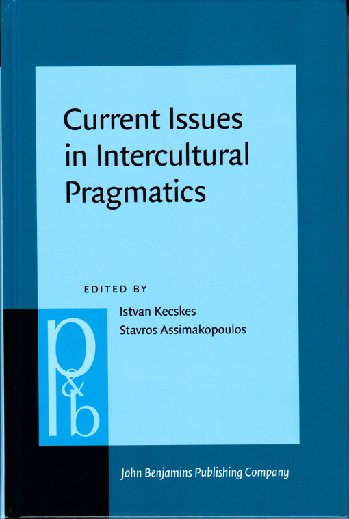 Current issues in intercultural pragmatics