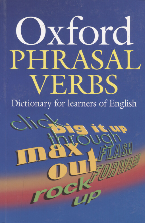 Oxford phrasal verbs dictionary for learners of English