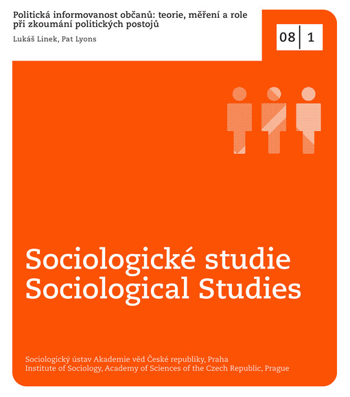 Politická informovanost občanů - teorie, měření a role při zkoumání politických postojů