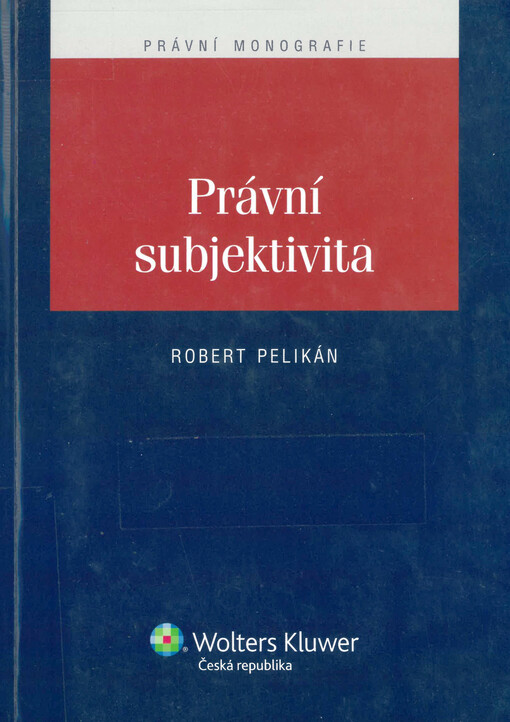Právní subjektivita