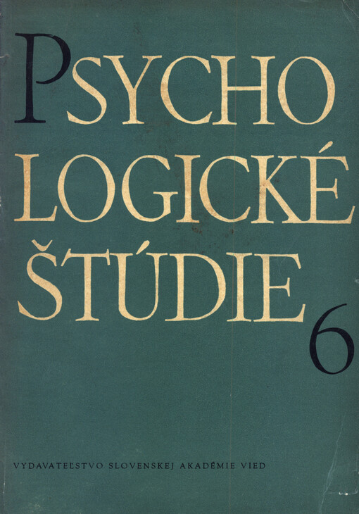 Psychologické štúdie