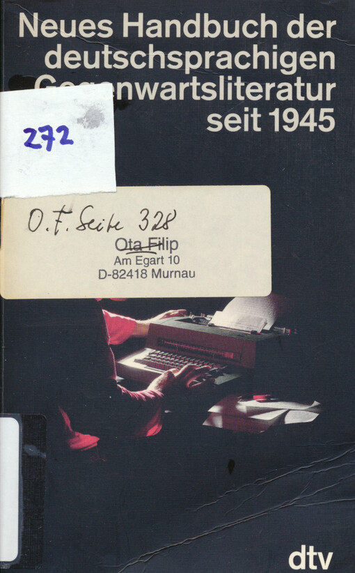 Neues Handbuch der deutschsprachigen Gegenwartsliteratur seit 1945