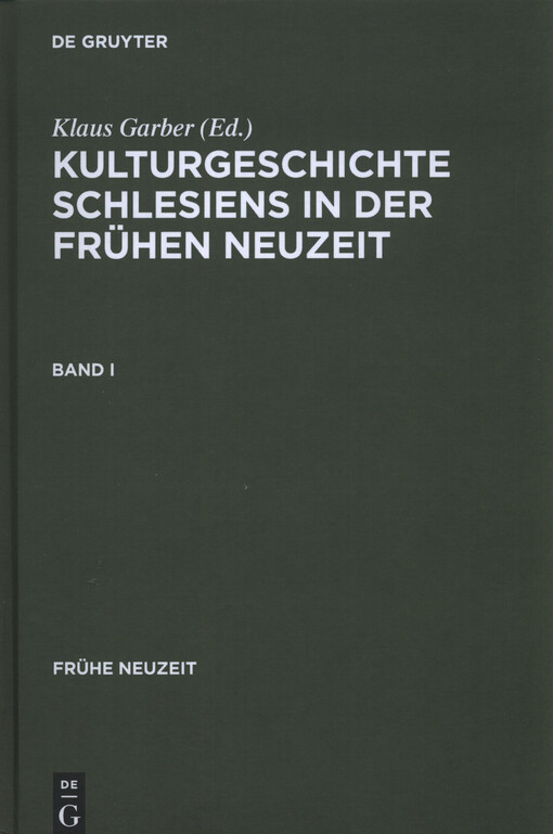 Kulturgeschichte Schlesiens in der frühen Neuzeit
