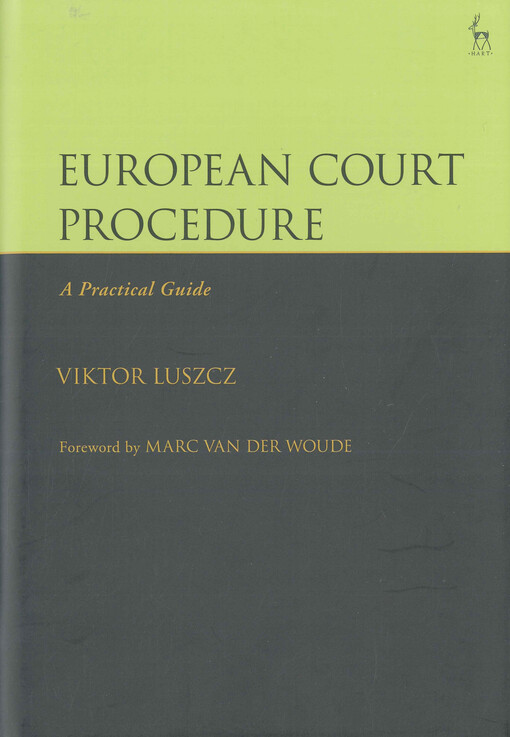 European court procedure : a practical guide