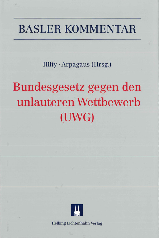Bundesgesetz gegen den unlauteren Wettbewerb (UWG)