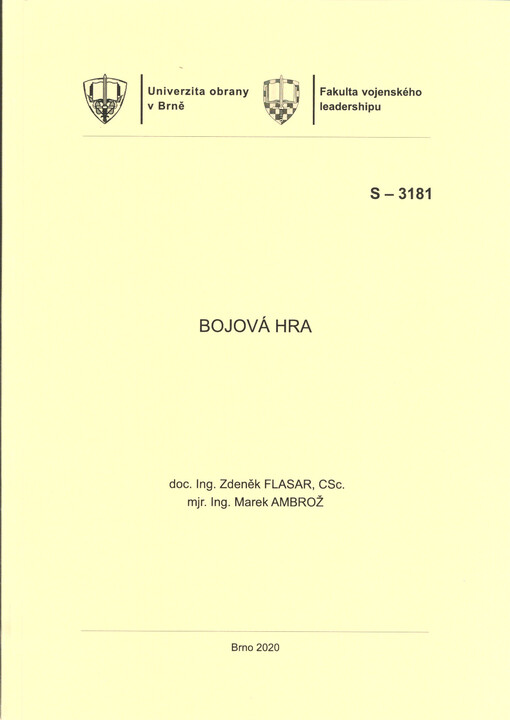 Bojová hra : studijní text