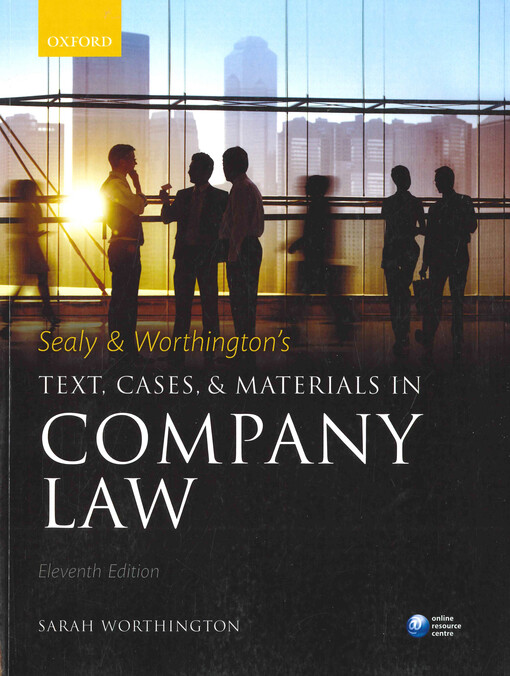 Sealy and Worthington's text, cases, and materials in company law