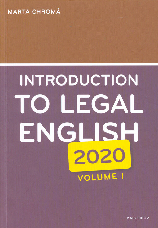 Introduction to legal English : 2020