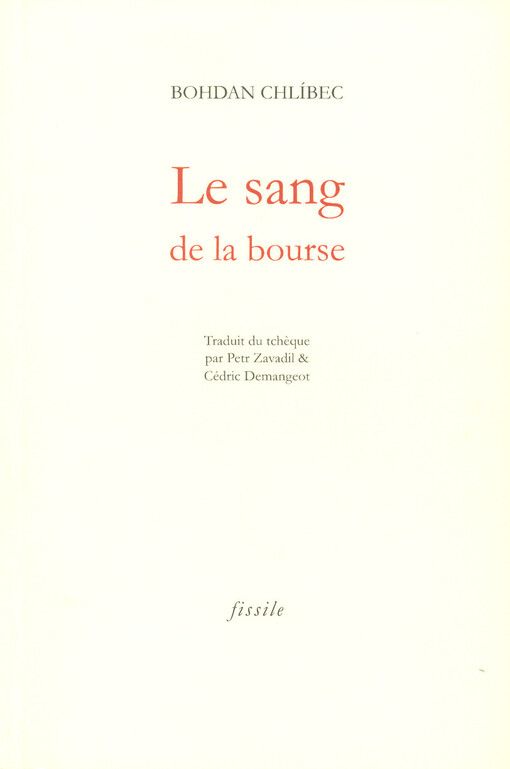 Le sang de la bourse
