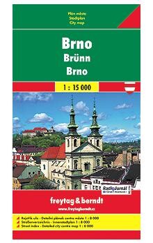 Brno plán města 1:15^000 : s rejstříkem ulic