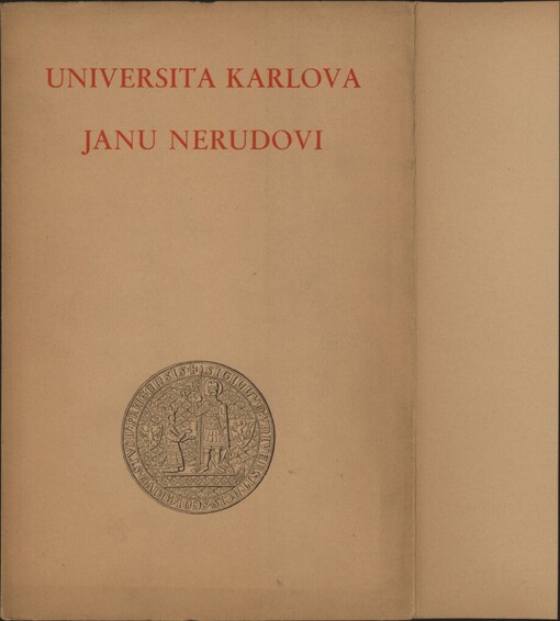 Universita Karlova Janu Nerudovi