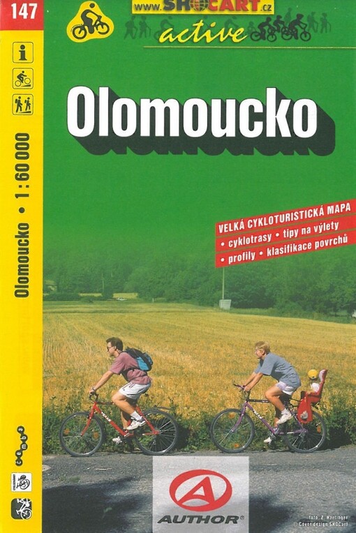 Olomoucko velká cykloturistická mapa