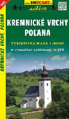 Kremnické vrchy, Poĺana turistická a cykloturistická mapa 1:50 000