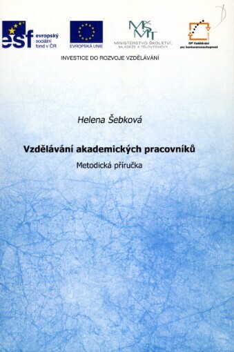 Vzdělávání akademických pracovníků: metodická příručka