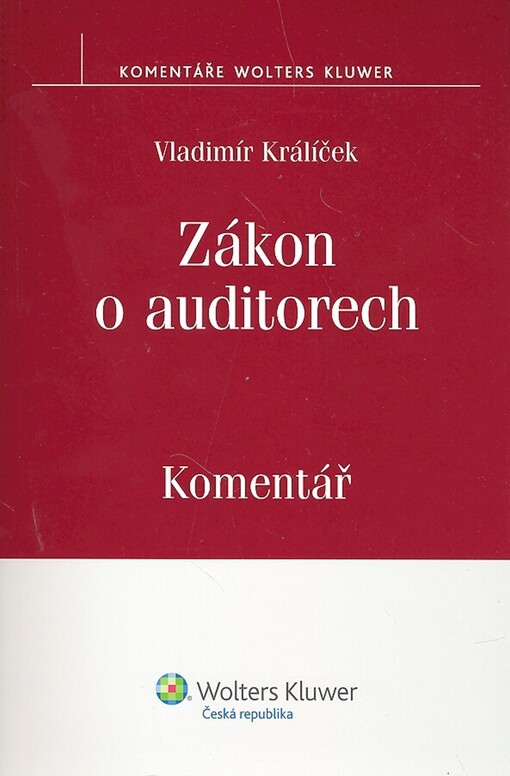 Zákon o auditorech: komentář