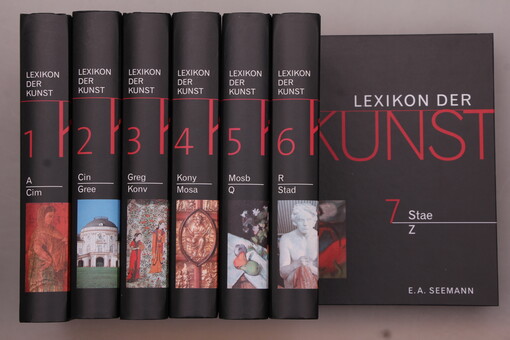Lexikon der Kunst : Architektur, bildende Kunst, angewandte Kunst, Industrieformgestaltung, Kunsttheorie. Band I-VII