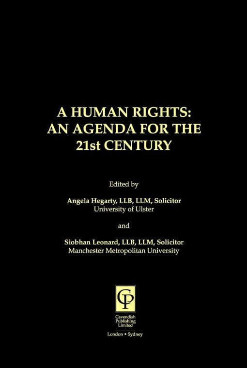 Human Rights : An Agenda for the 21st Century