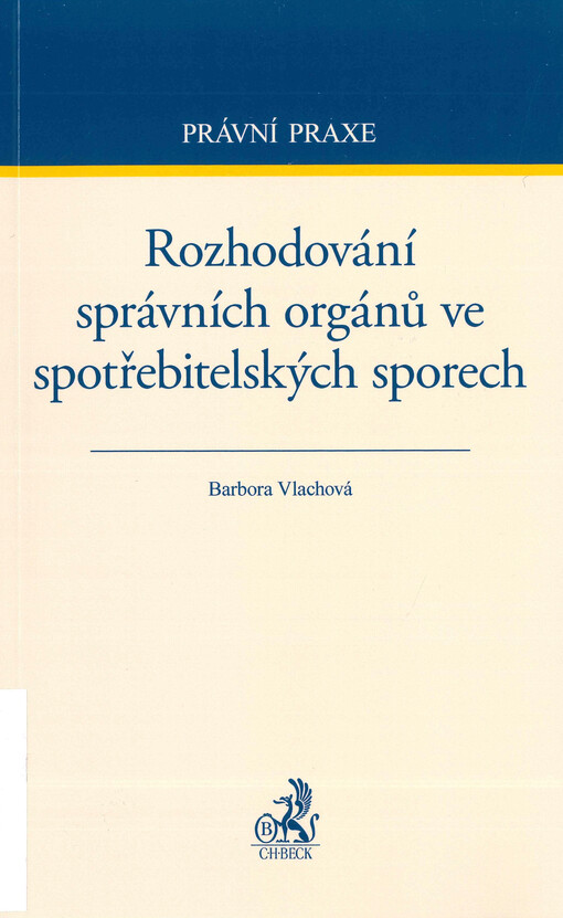 Rozhodování správních orgánů ve spotřebitelských sporech