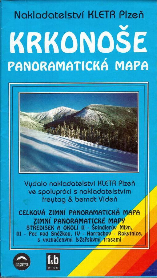 Krkonoše = Riesengebirge : Panoramakarte