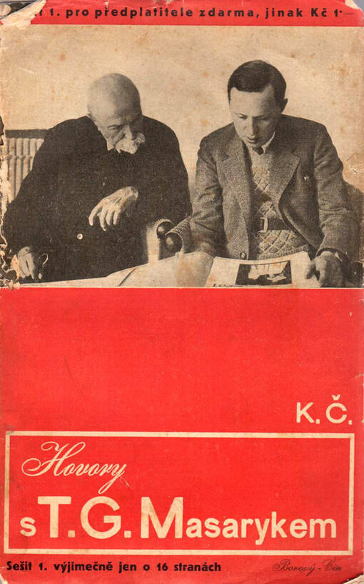 Hovory s T.G. Masarykem