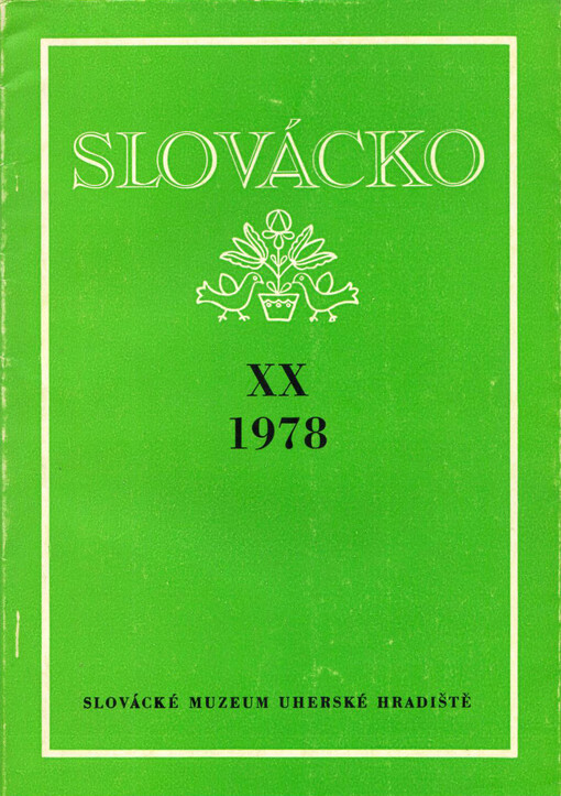 Slovácko : společenskovědní sborník pro moravsko-slovenské pomezí