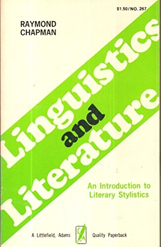 Linguistics and literature : an introduction to literary stylistics