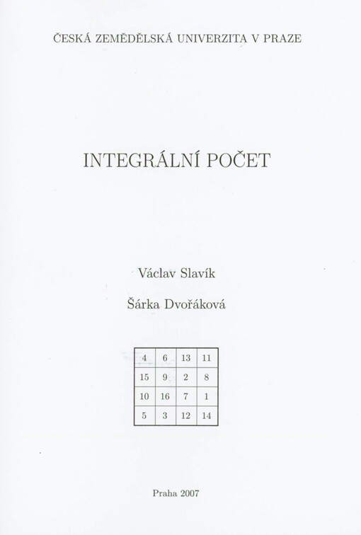 Integrální počet
