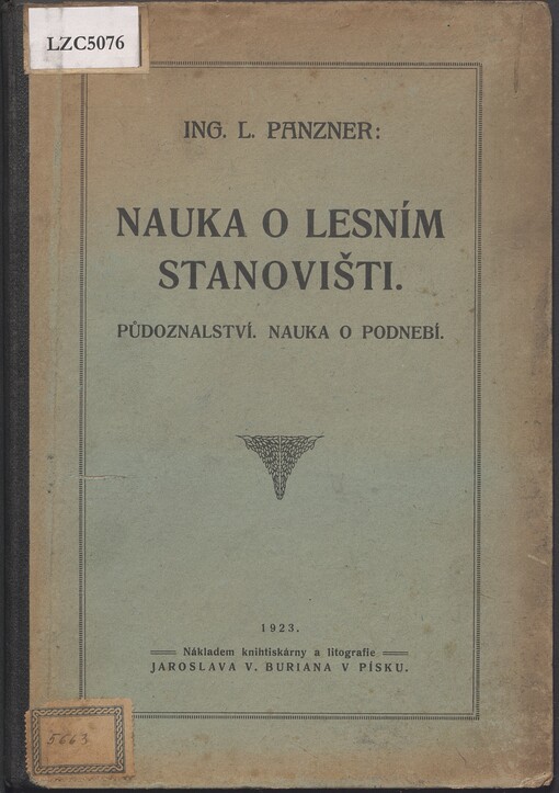 Nauka o lesním stanovišti: Půdoznalství : Nauka o podnebí