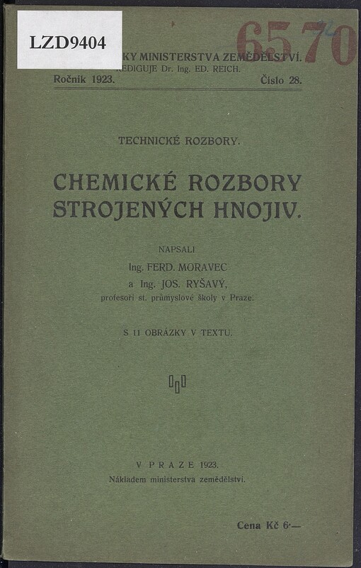 Chemické rozbory strojených hnojiv: technické rozbory