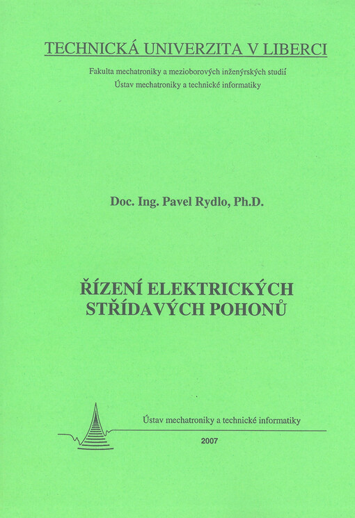 Řízení elektrických střídavých pohonů