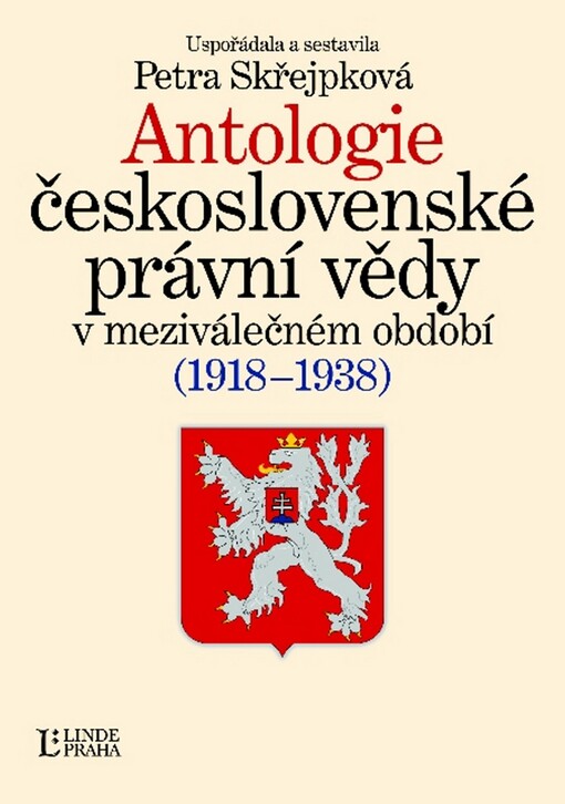 Antologie československé právní vědy v letech 1918-1939