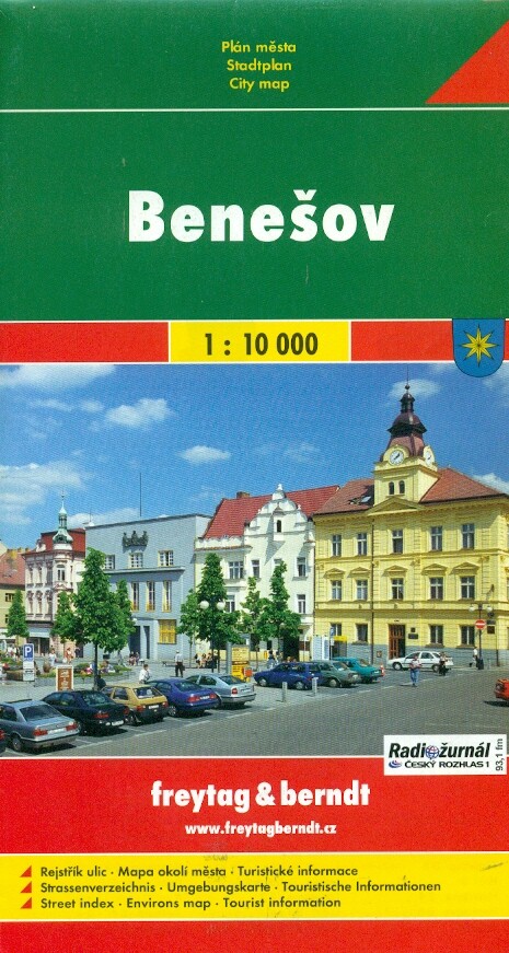 Benešov Vlašim : plán města