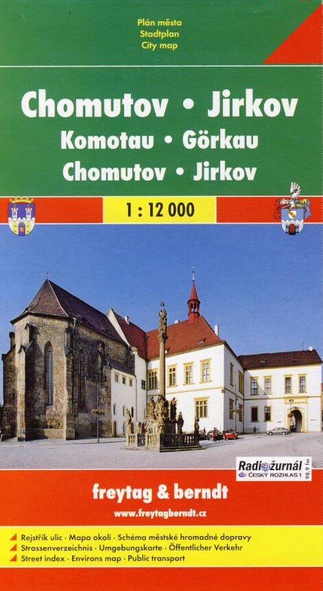 Chomutov Komotau : plán města = Stadtplan = city map ; Jirkov = Görkau