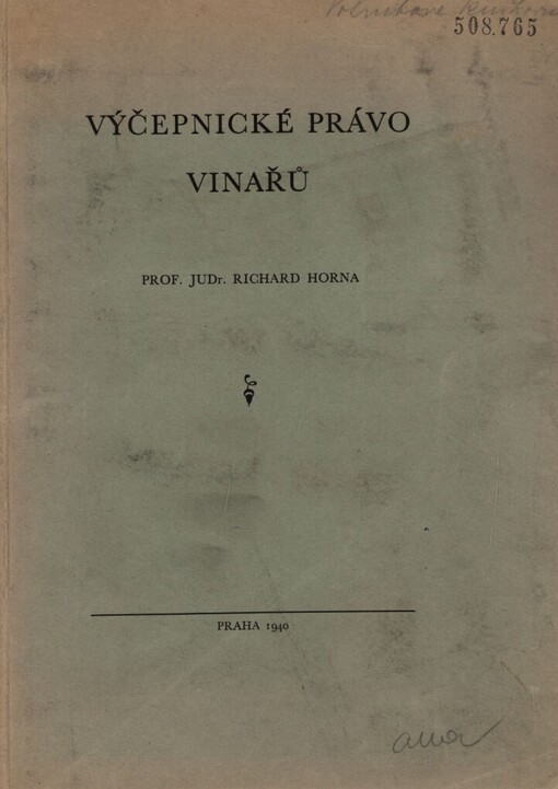 Výčepnické právo vinařů