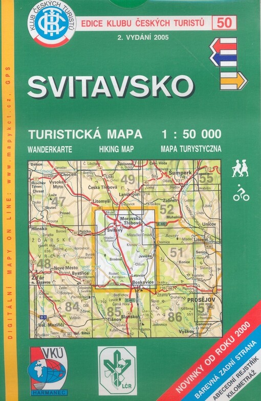 Svitavsko turistická mapa 1 : 50 000