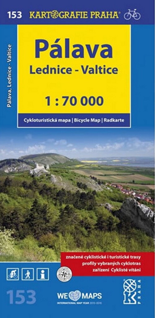 Pálava, Lednice-Valtice cykloturistická mapa 1:70 000