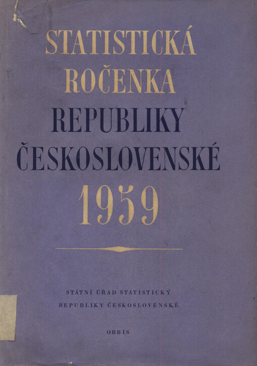 Statistická ročenka republiky Československé ...