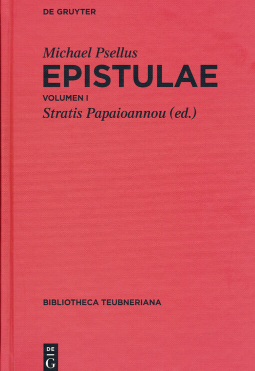 Epistulae. Volumen I