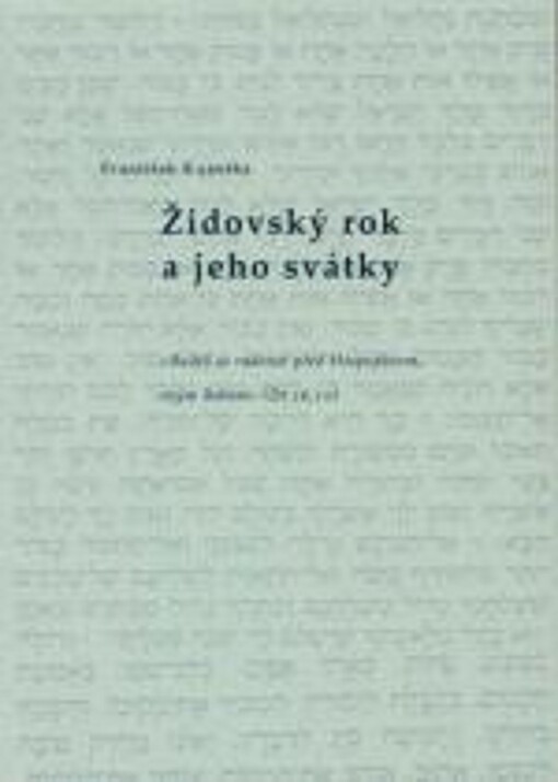 Židovský rok a jeho svátky
