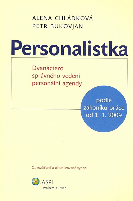 Personalistka : dvanáctero správného vedení personální agendy