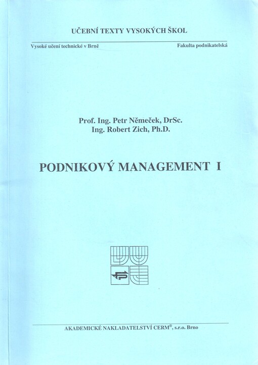 Podnikový management I