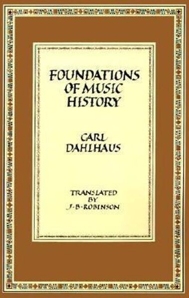 Foundations of music history