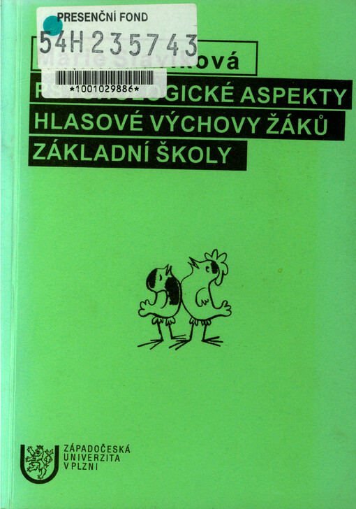 Psychologické aspekty hlasové výchovy žáků základní školy