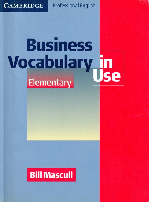 Business vocabulary in use. Elementary