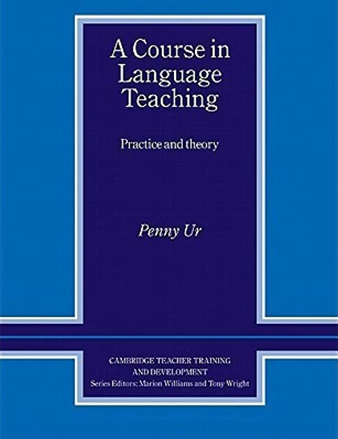 A course in language teaching : practice and theory, 1st ed.