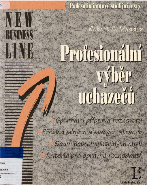 Profesionální výběr uchazečů