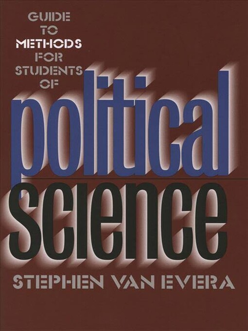 Guide to methods for students of political science