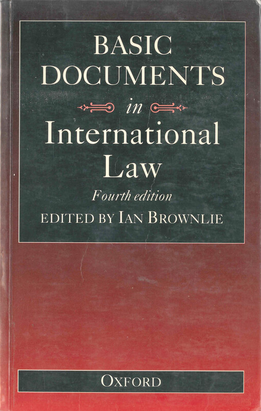 Basic documents in international law