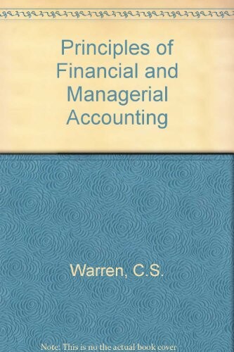 Principles of Financial and Managerial Accounting