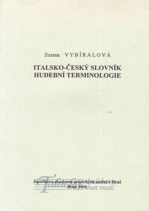 Italsko-český slovník hudební terminologie